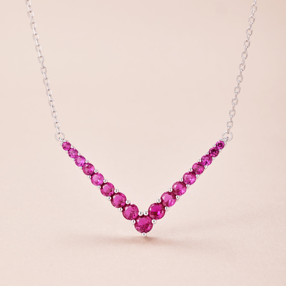 [Vivid Aurora]Ornate Round Cut Necklace