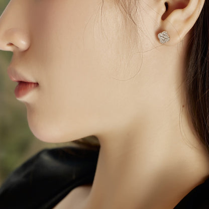 [Vivid Aurora]Four-Leaf Clover Flower Shaped Earrings