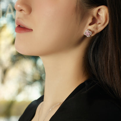 [Vivid Aurora]Lucky Four-Leaf Clover Exquisite Earrings