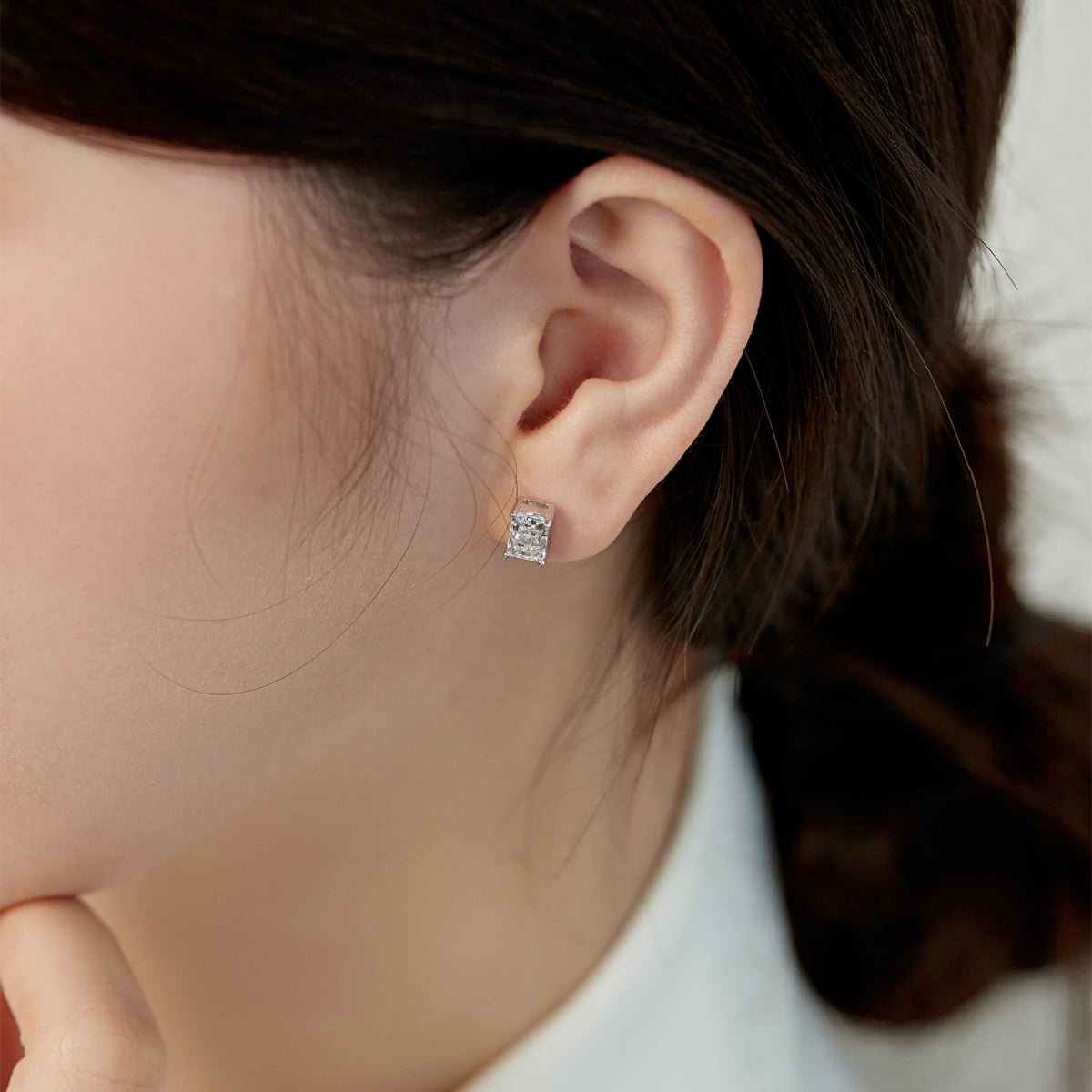 [Vivid Aurora]Radiant Luxurious Princess Cut Daily Earrings